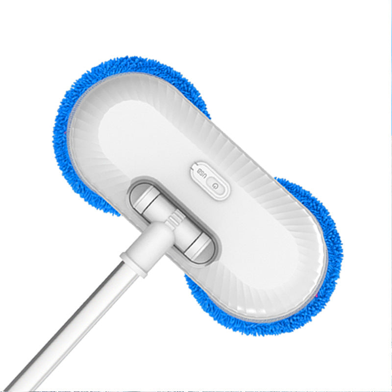 electric dual-head window and floor scrubber with USB rechargeable telescopic pole Stornfield
