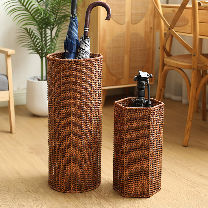 Unisex Hexagonal Storage Basket made of Woven Material Stornfield