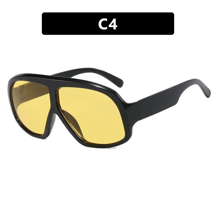 Ladies oversized sunglasses in fashionable tortoiseshell pattern Stornfield