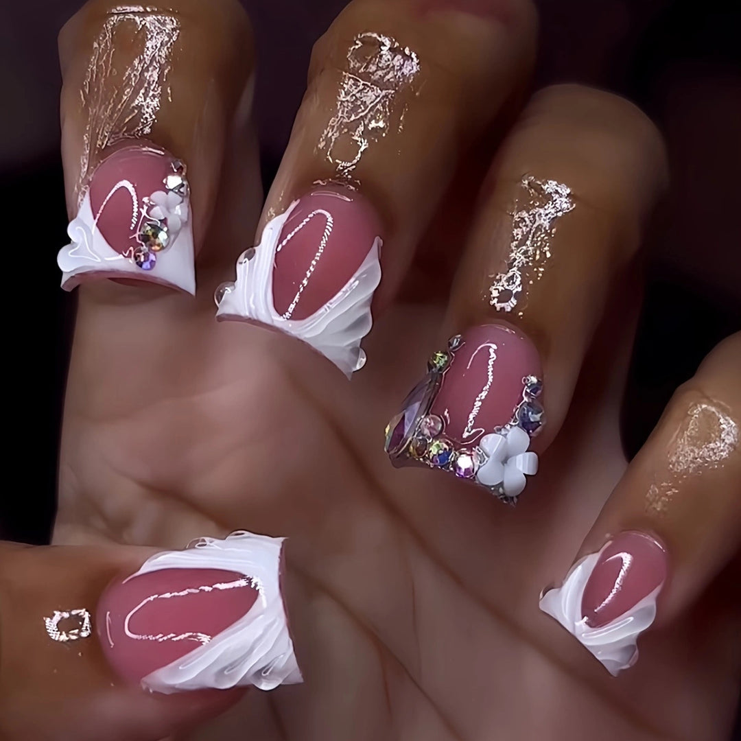 Elegant Press-On Nail Art Set Stornfield