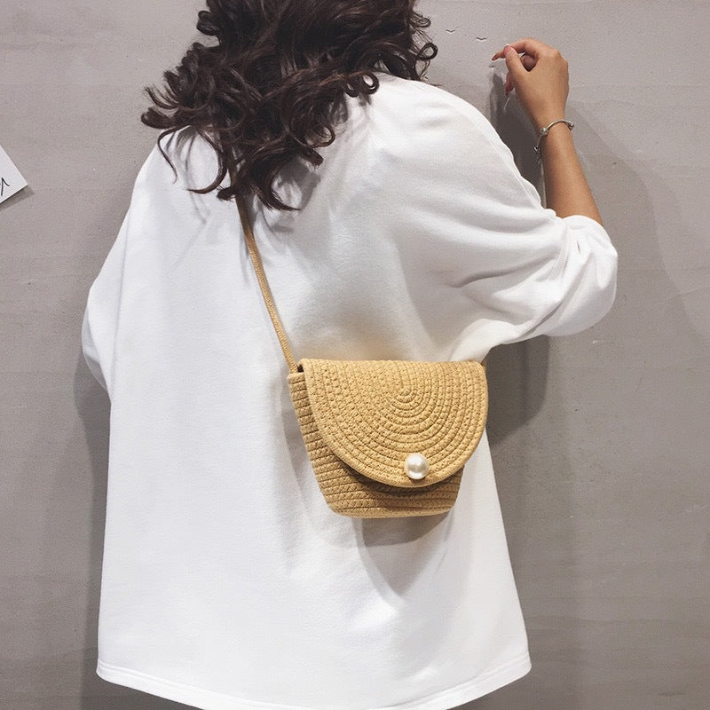 Ladies Stylish Clutch made of woven material Stornfield