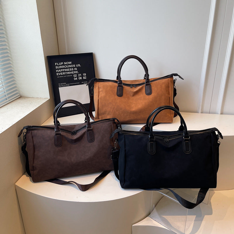 Leisure travel bag with durable material and multiple compartments Stornfield
