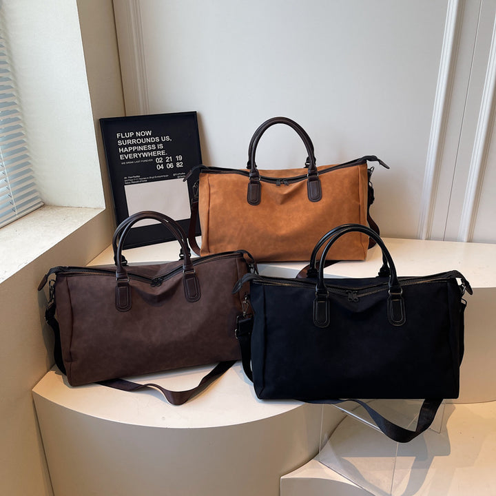 Leisure travel bag with durable material and multiple compartments Stornfield