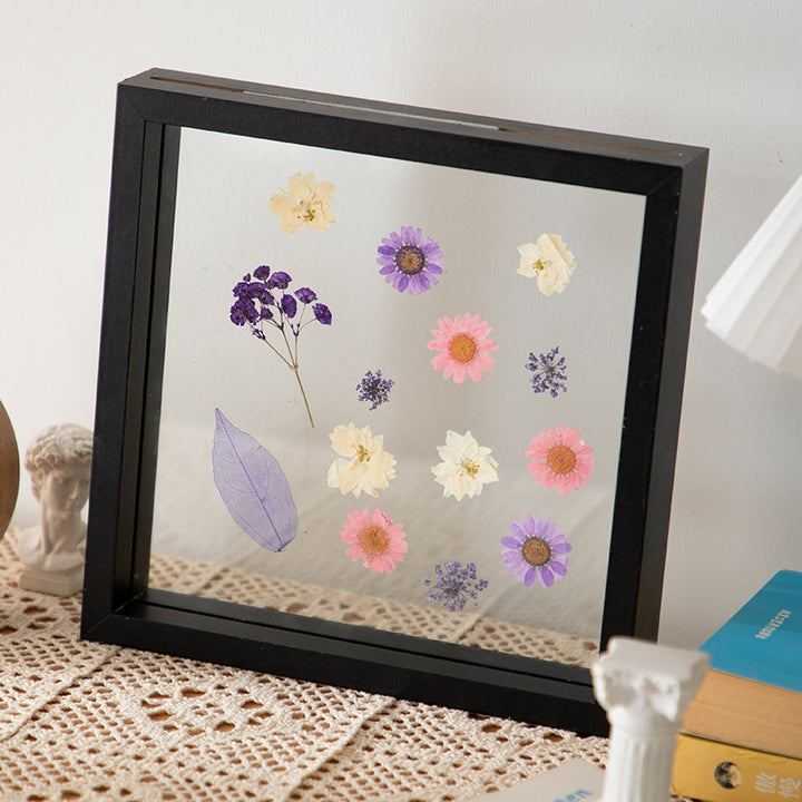 Preserved Floral Shadow Box Art