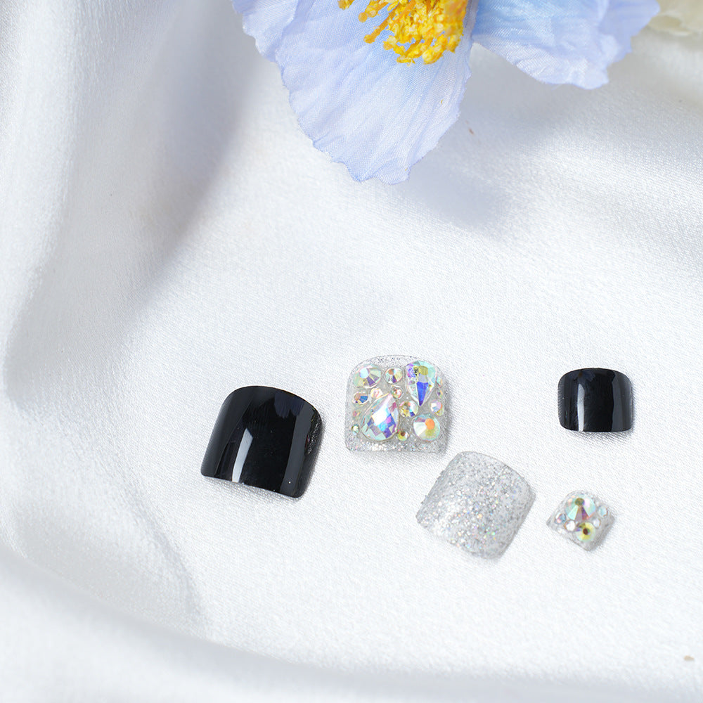 Decorative Glam Press-On Nail Set Stornfield