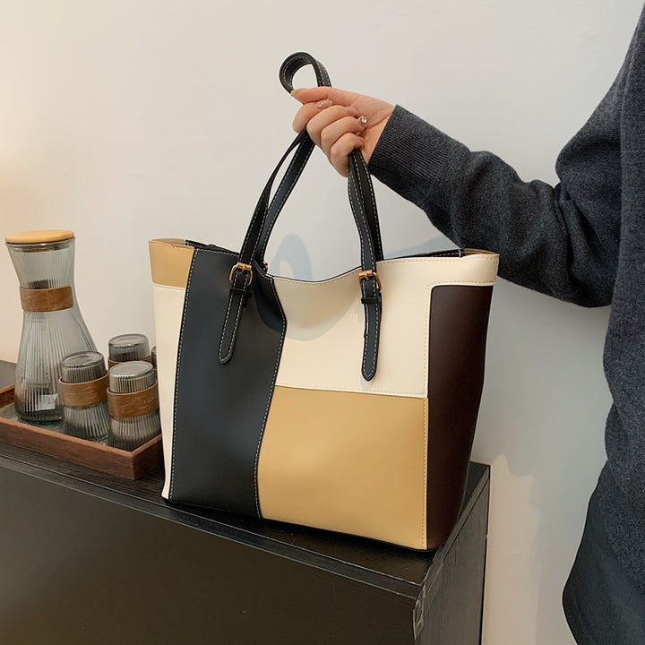 Stylish Color Block Tote Bag Stornfield
