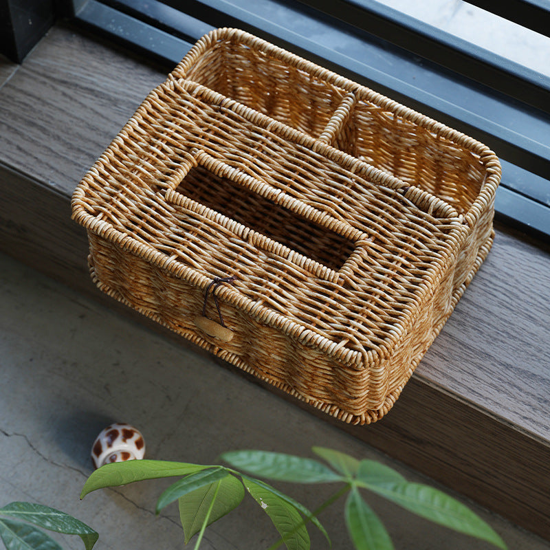 Handwoven Multi-Compartment Storage Caddy Stornfield