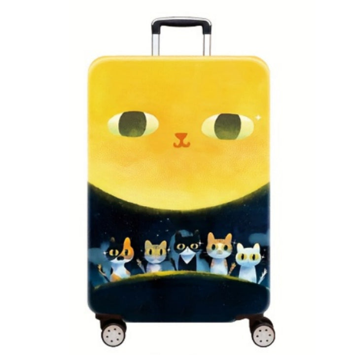 Women's Hard Shell Suitcase with Charming Cat Design Stornfield
