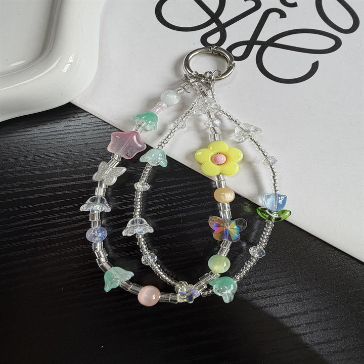 Whimsical Character Beaded Charm Keychain Stornfield