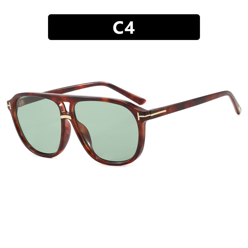 Women's square sunglasses with luxurious tortoiseshell pattern and polarized lenses Stornfield
