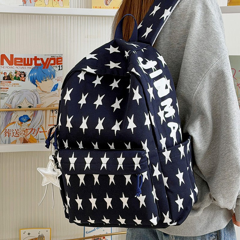 Casual Star Print Backpack Stornfield