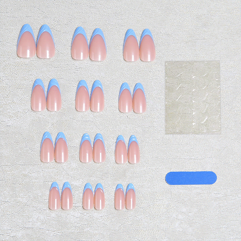 Acrylic nail set with elegant ombre gradients and modern tips Stornfield