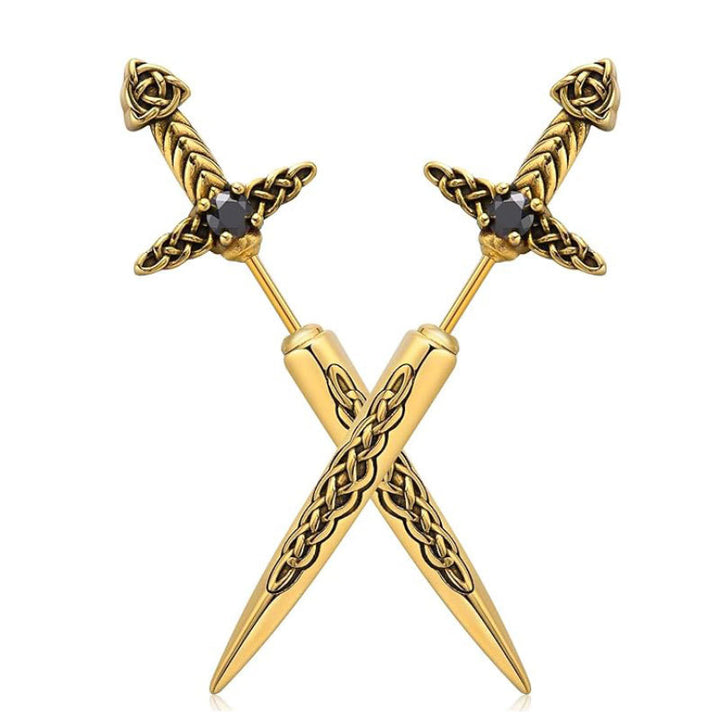 Gothic Sword-Shaped Earrings Stornfield