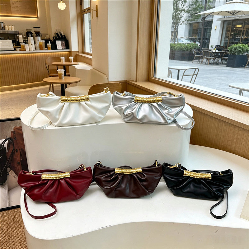 Stylish Gathered Evening Clutch