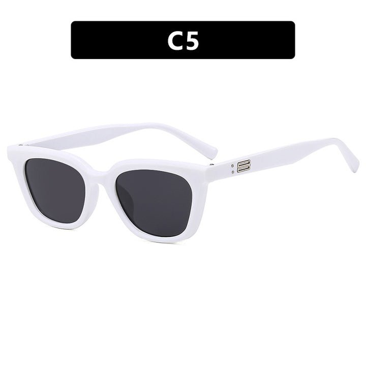 Ladies stylish sunglasses in modern design with wide frame Stornfield