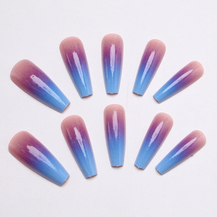 Ombre Press-On Nail Extensions Stornfield