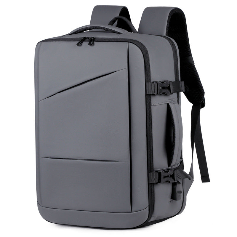 Functional Business Backpack with Expandable Storage and Ergonomic Straps Stornfield