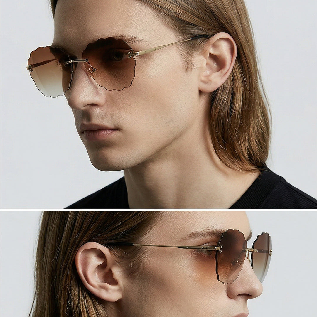 Ladies fashionable sunglasses in unique flower frame Stornfield