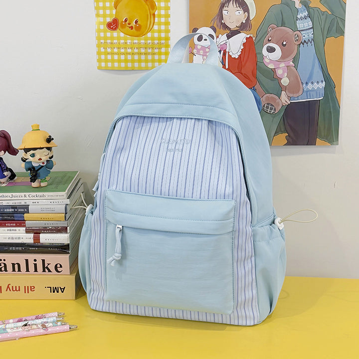 Casual Stripe Patterned Backpack Stornfield