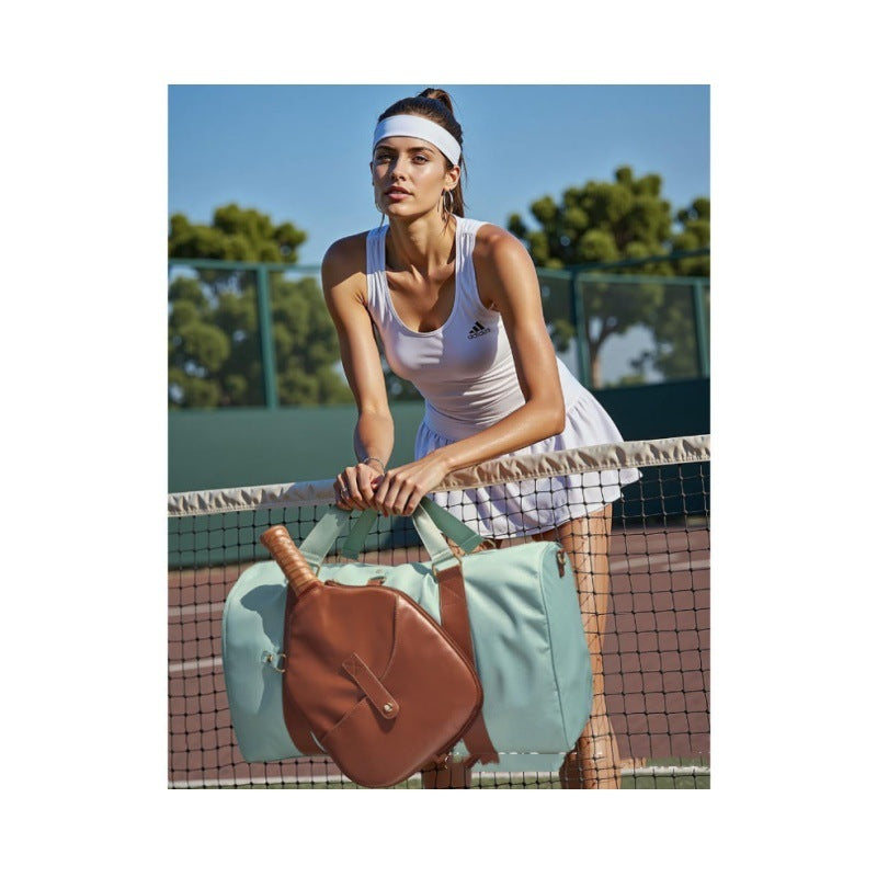 Elegant sports and travel bag with integrated accessory compartment Stornfield
