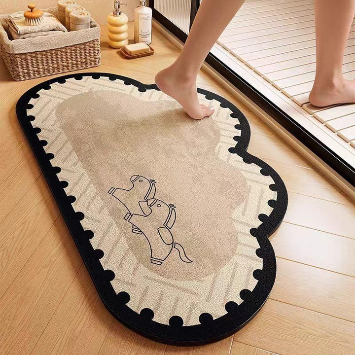 Cute Animal-Themed Plush Bath Mat