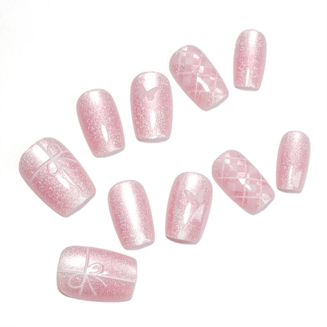 Artistic acrylic nails with filigree details Stornfield