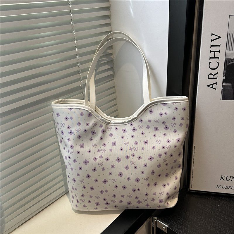 Floral Print Shopping Tote Bag Stornfield