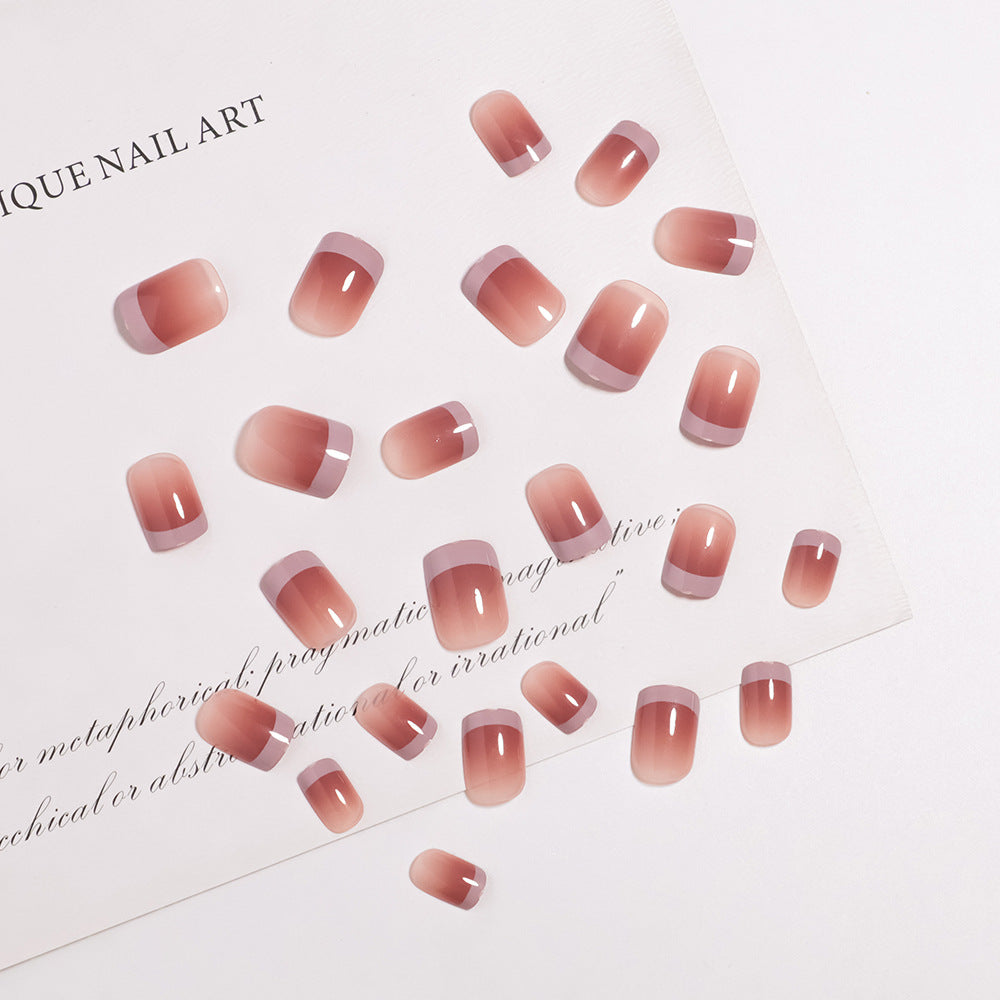 Elegant Ombre Nail Art Press-On Set Stornfield