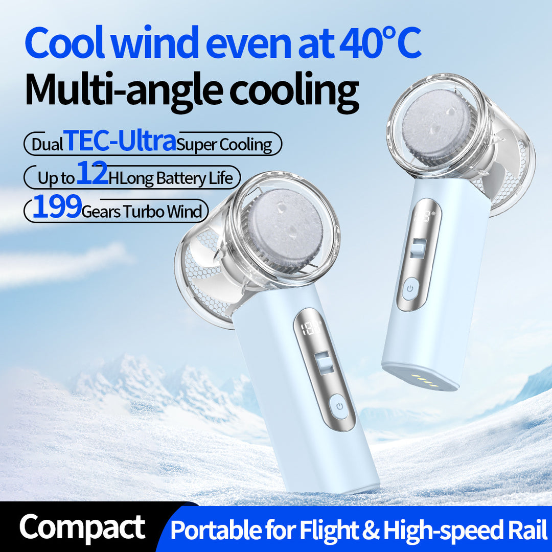 Women's Portable Mini Wind Cooler with HD Display Stornfield