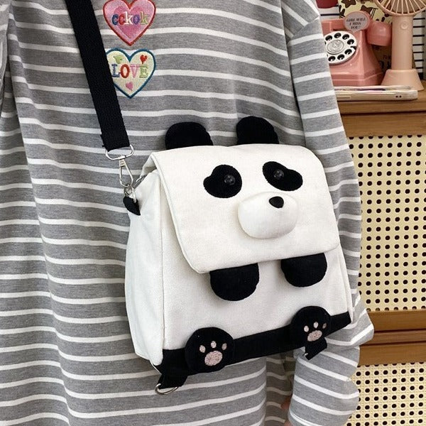 Cute Panda-Themed Mini Backpack