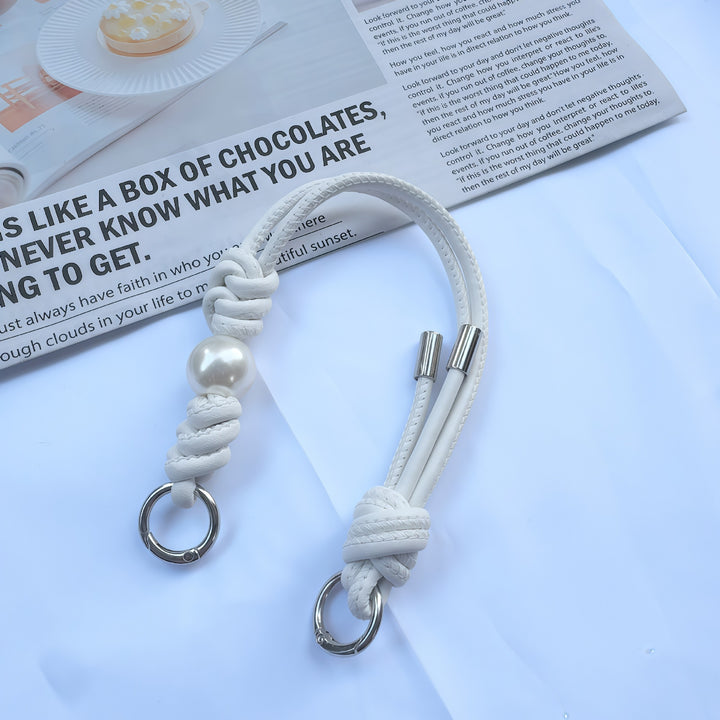 Elegant Knotted Leather Keychain Holder Stornfield
