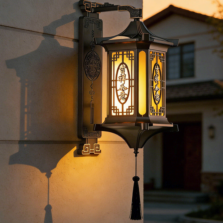 Modern Outdoor Decorative Pillar Light