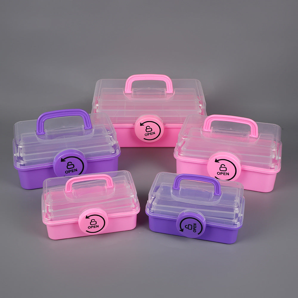Portable Multi-Section Craft Storage Box Stornfield