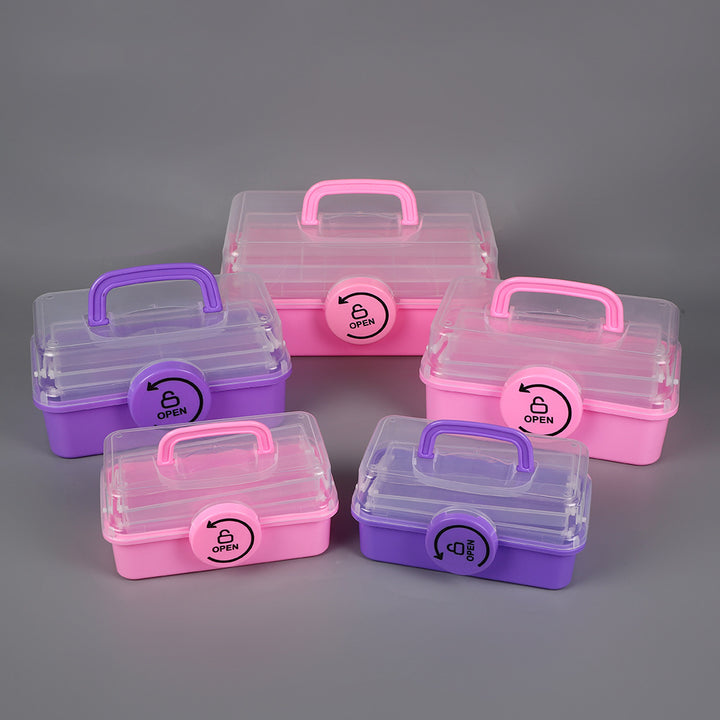 Portable Multi-Section Craft Storage Box Stornfield
