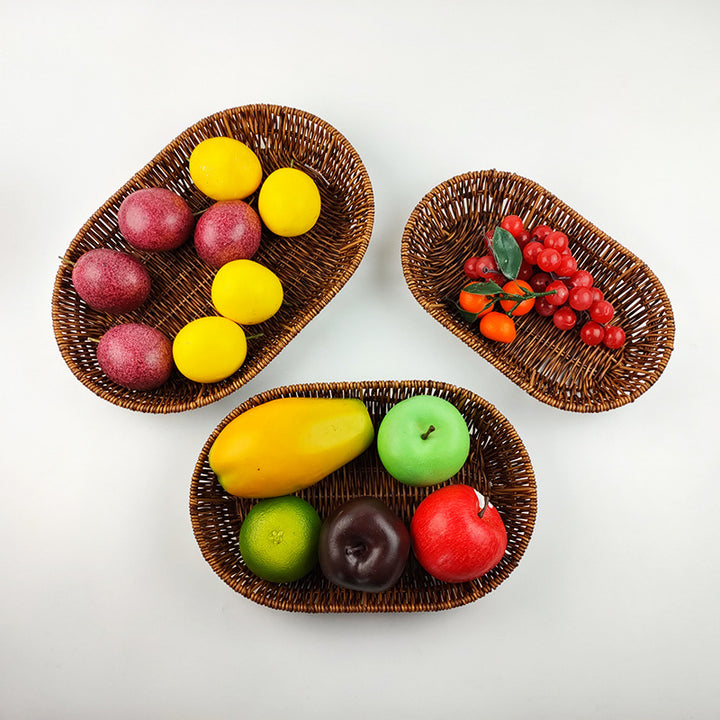 Elegant Woven Serving Basket Set Stornfield