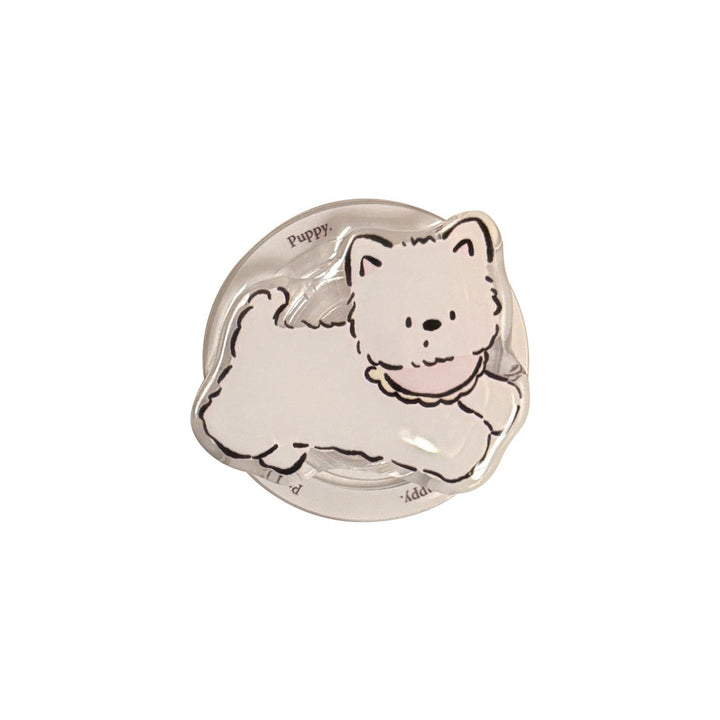 Playful smartphone finger holder in dog design Stornfield