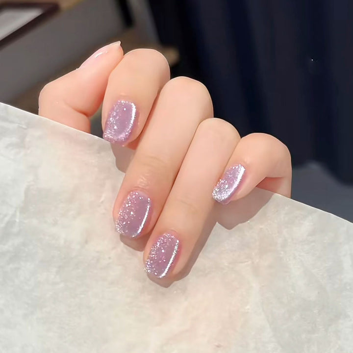 Elegant French Tip Press-On Nail Set Stornfield