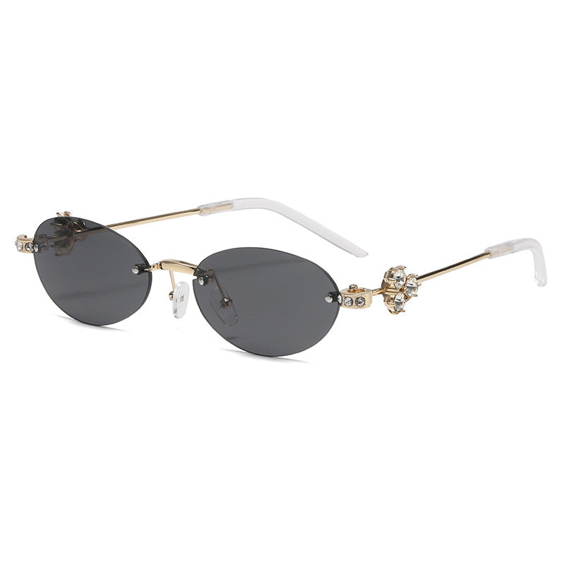 Ladies elegant sunglasses with geometric frame Stornfield
