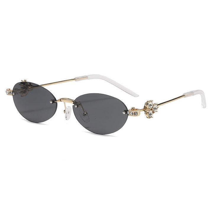 Ladies elegant sunglasses with geometric frame Stornfield