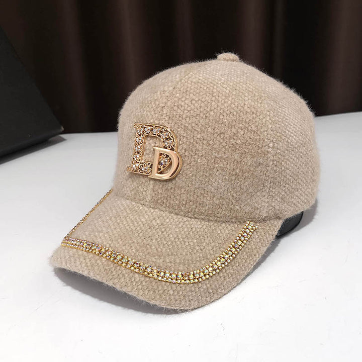 Women's Luxury Embellished Fleece Baseball Cap Stornfield