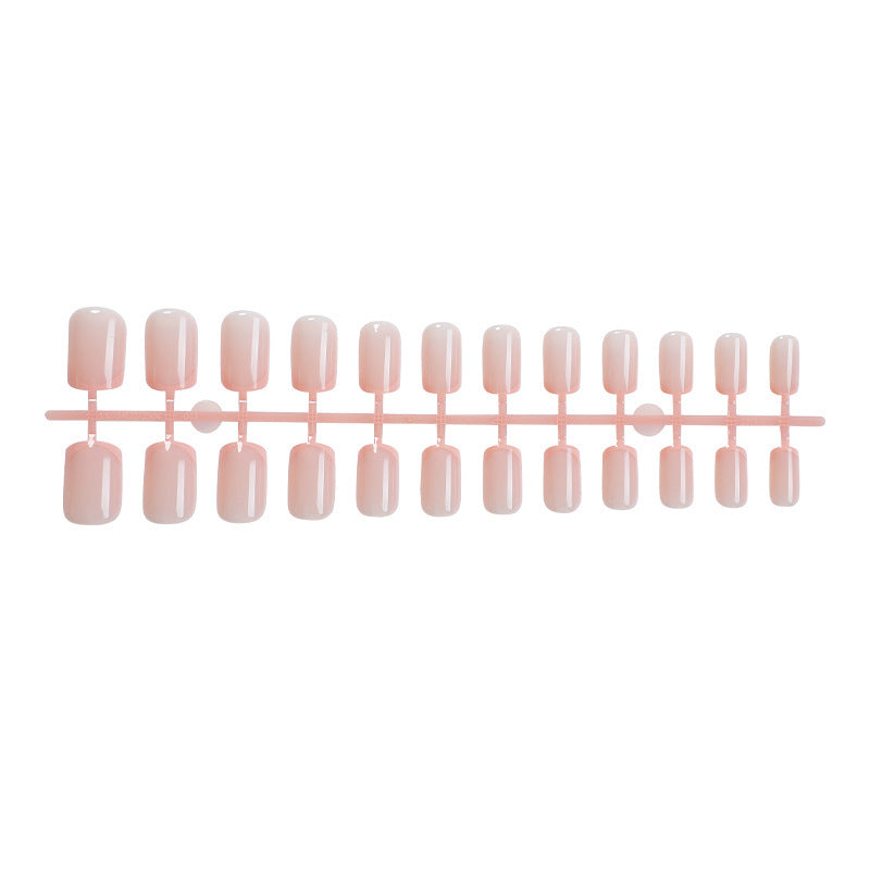 Artificial artificial nails with elegant gradient color and glitter accents Stornfield