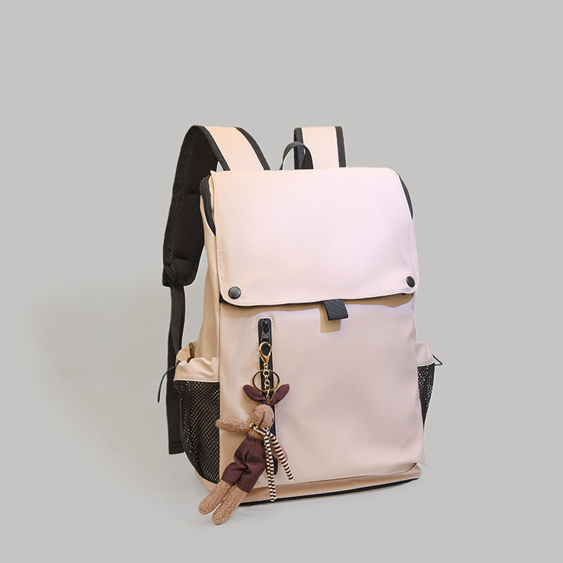 Versatile Backpack with Cute Charm