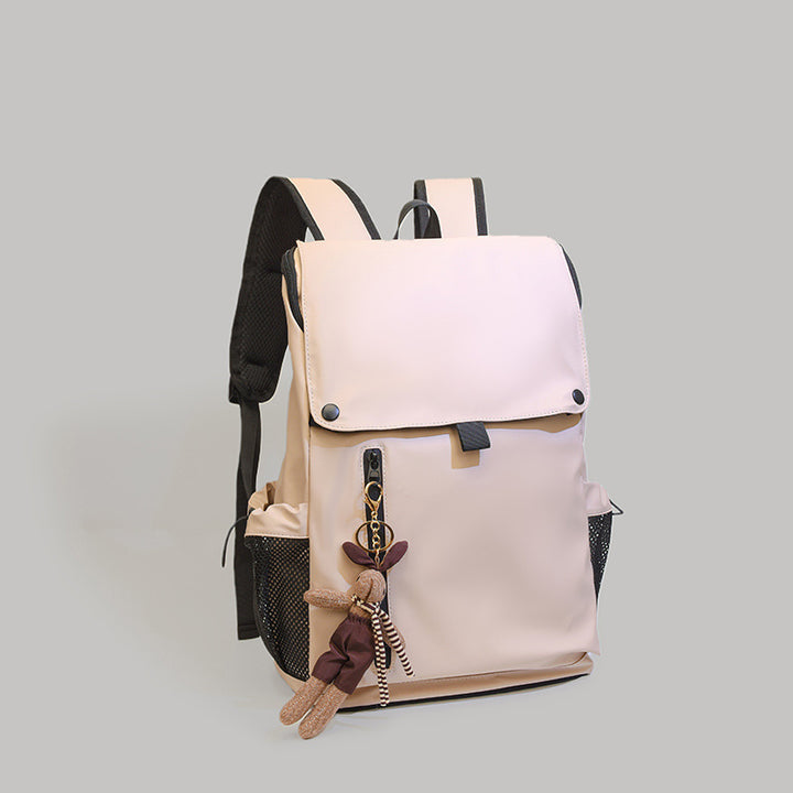 Versatile Backpack with Cute Charm