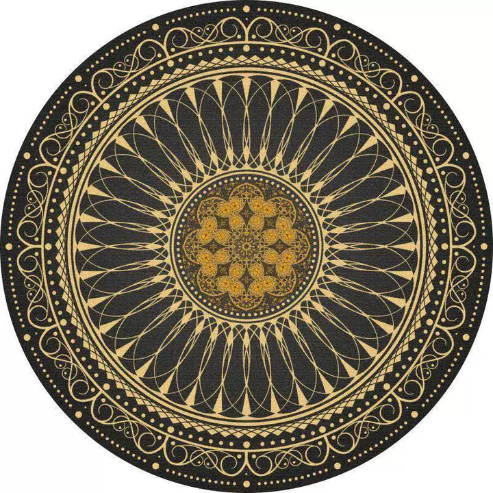 Round Vintage Area Rug