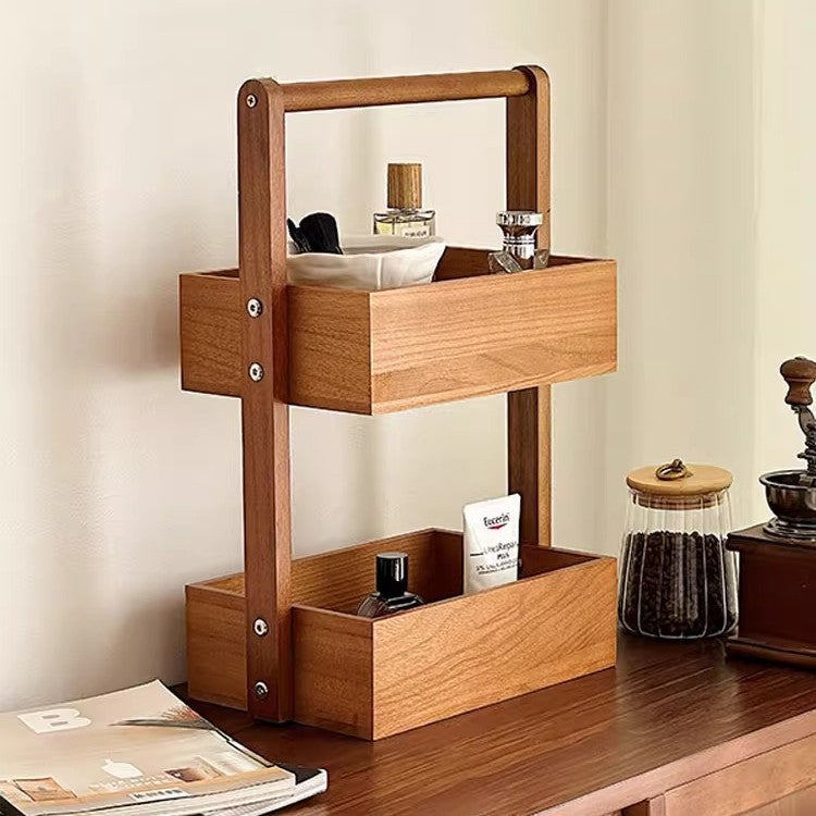 Wooden Multi-Tier Storage Organizer Stornfield