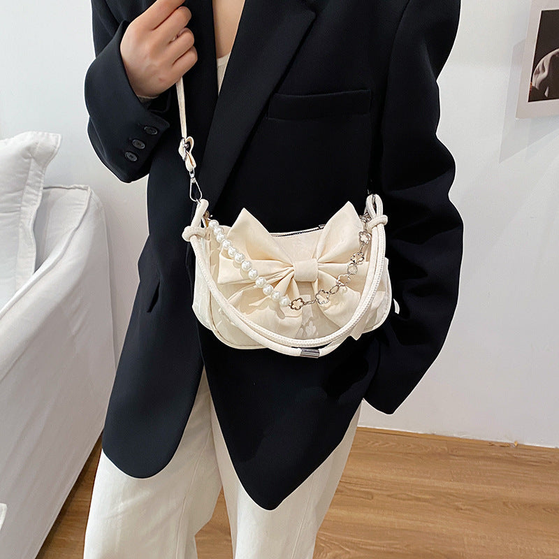 Elegant Bow-Embellished Handbag Stornfield