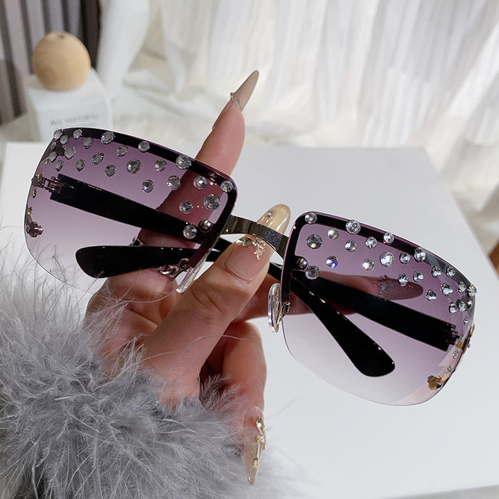 Women's Glamorous Sunglasses with Glitter Accents Stornfield