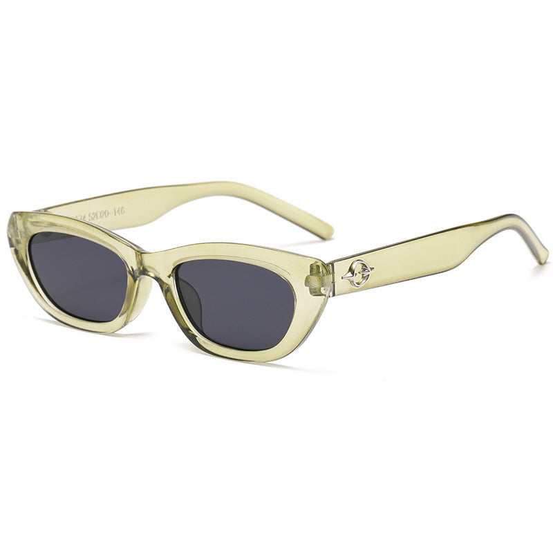 Women's Cat-Eye Sunglasses with Elegant Transparent Frame and UV Protection Stornfield