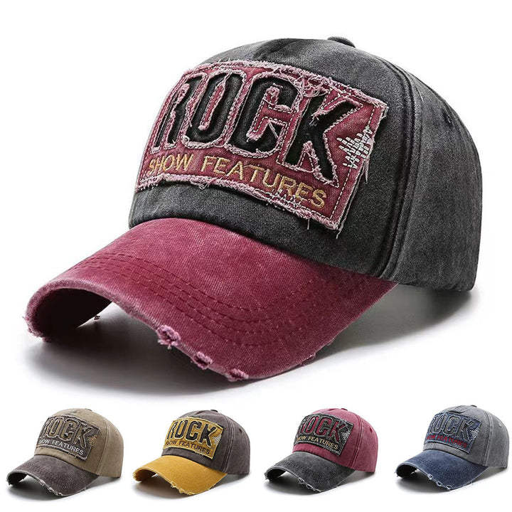 Men's Distressed Graphic Adjustable Baseball Cap Stornfield