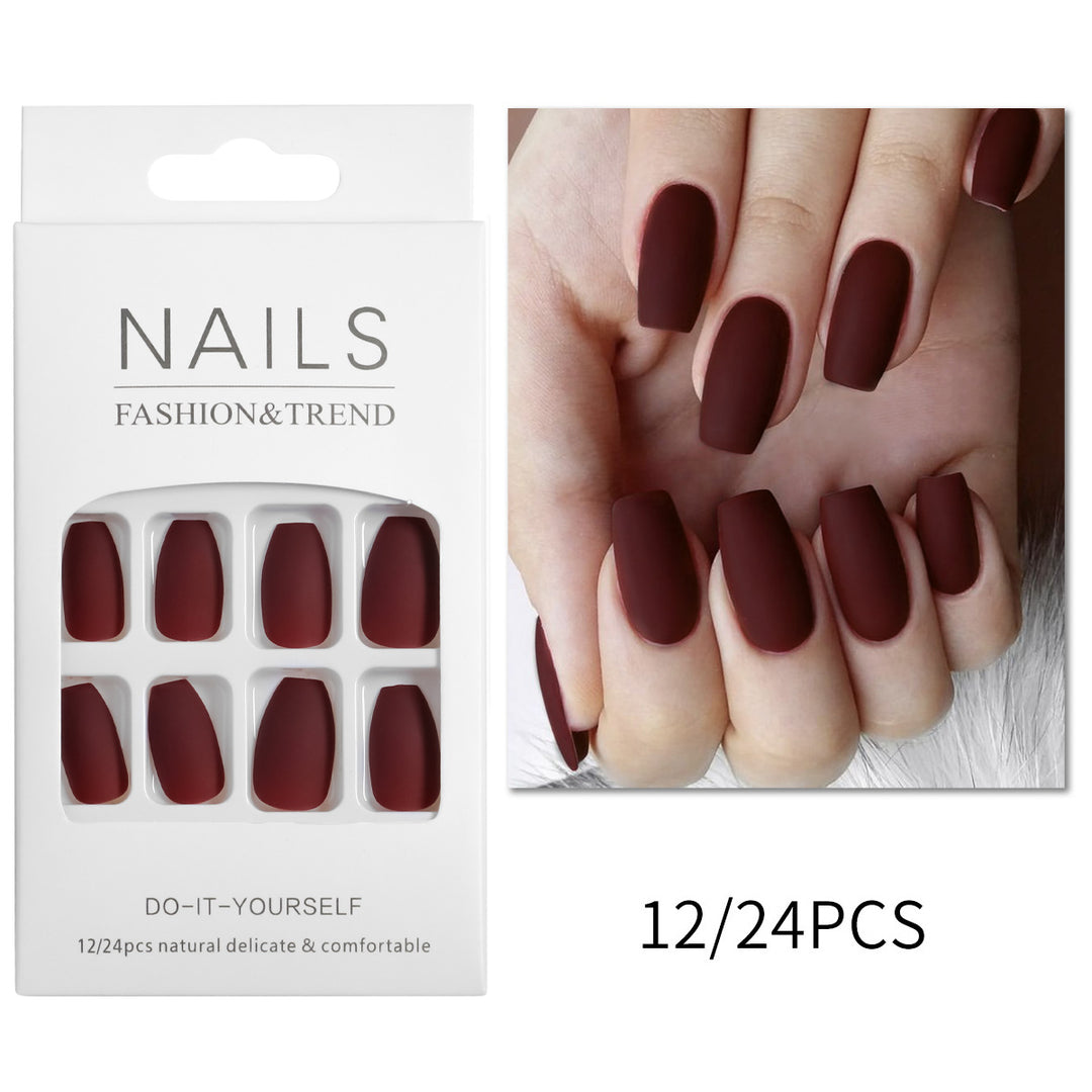 Artistic Matte Press-On Nail Tips Stornfield